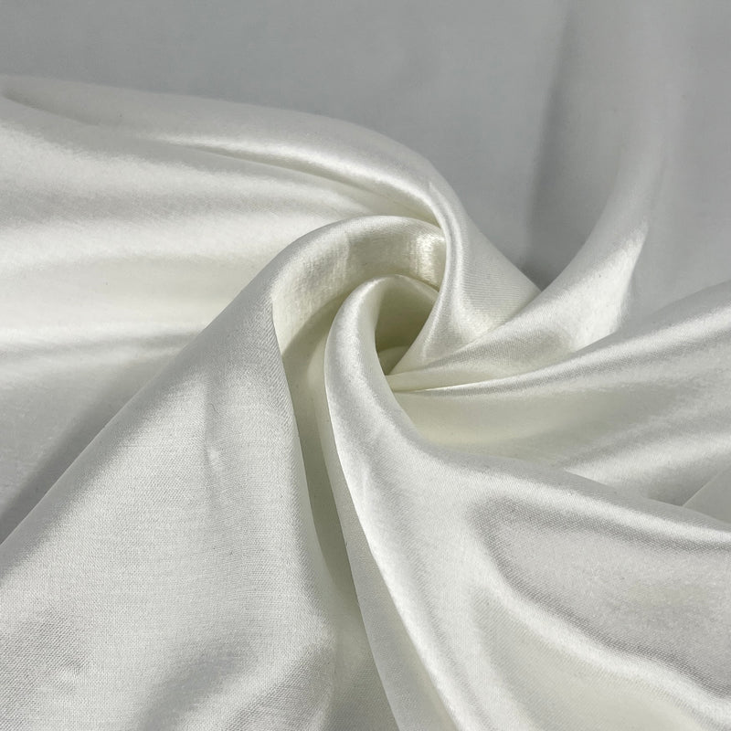 Charmeuse Satin - White | SKU 7905 #U7