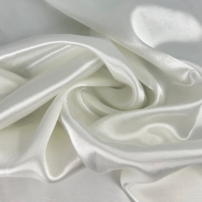 Charmeuse Satin - White | SKU 7905 #U7
