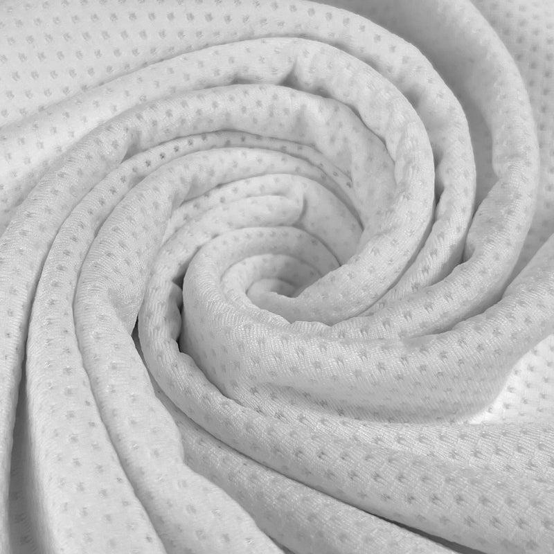 Athletic Mesh - Off-White | 72" REMNANTS