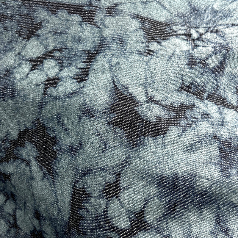 Washed Effect - Custom Laser Etched Stretch Denim - 10 Ounce Indigo | SKU 7913