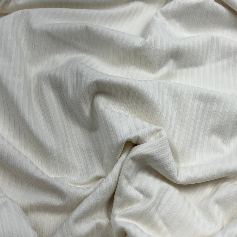 Natural Top Weight Rib - 4x4 Open-Width Rib Knit - Project Ready Pieces