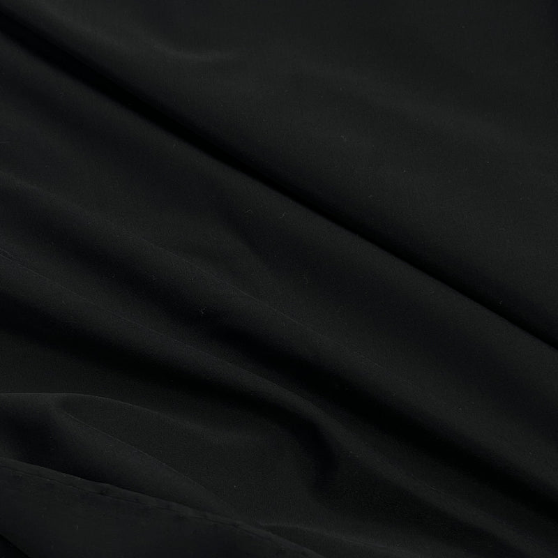 Heavyweight Black Lycra Swimwear Jersey (Shiny Finish) - Project Ready Pieces