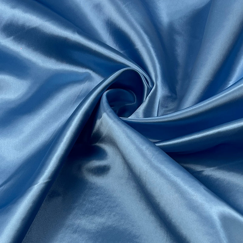 Sky Blue Satin - 4.75oz, Polyester, 45" Wide - S801-1
