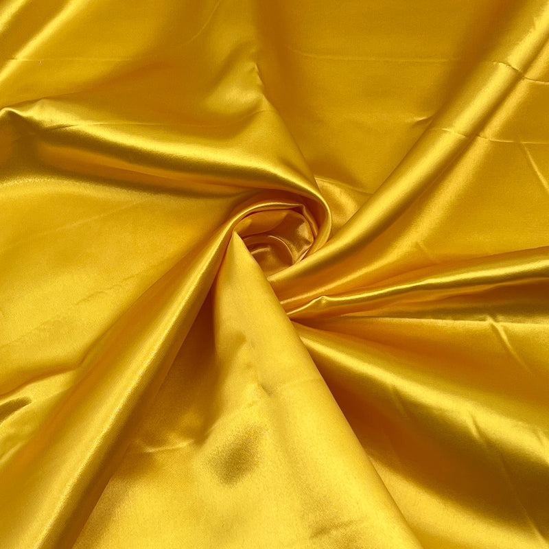 Canary Yellow Satin - 4.25oz, Polyester, 45" Wide - S801-13