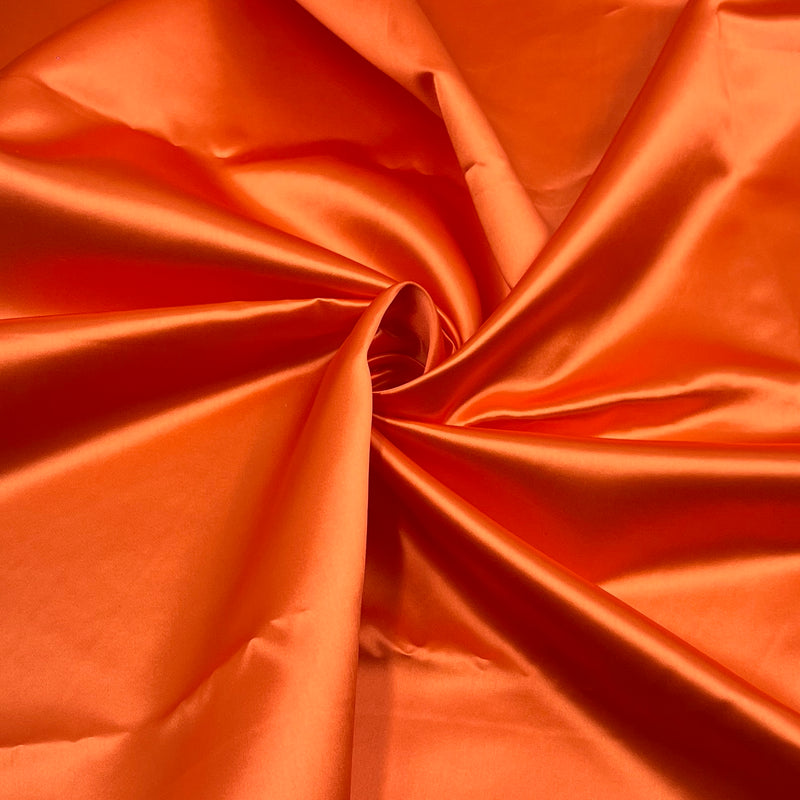Orange Bridal Satin - 5oz, Polyester, 45" Wide - S801-16