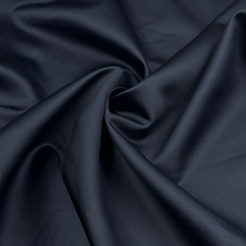 Midnight Navy Dull Satin - 6.75oz, Polyester, 60" Wide - S801-3
