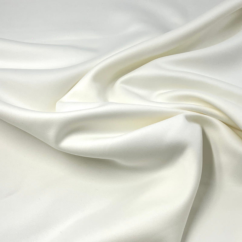 Off White Matte Satin - 6oz, Polyester, 60" Wide - S801-9