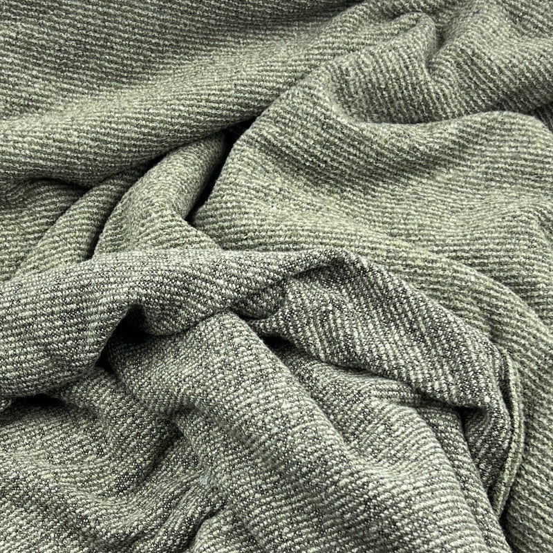Sage Green Nantucket Fleece - Polyester/Cotton, 60" Wide - 4-Yard Roll End