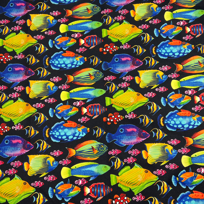 Tropical Fish by Alexander Henry Fabrics | 100% Cotton Quilting Fabric
