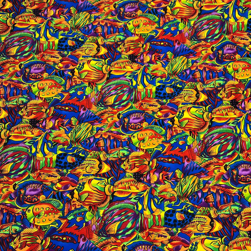 Rainbow Reef by Hoffman International Fabrics | 100% Cotton Quilting Fabric