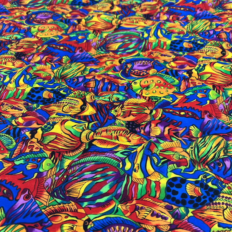 Rainbow Reef by Hoffman International Fabrics | 100% Cotton Quilting Fabric