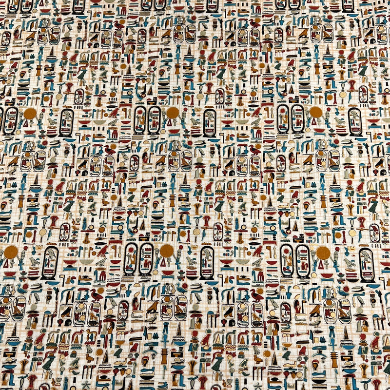 Sphinx Pharoah - Luxor Egyptian Print by Timeless Treasures | 100% Cotton Quilting Fabric