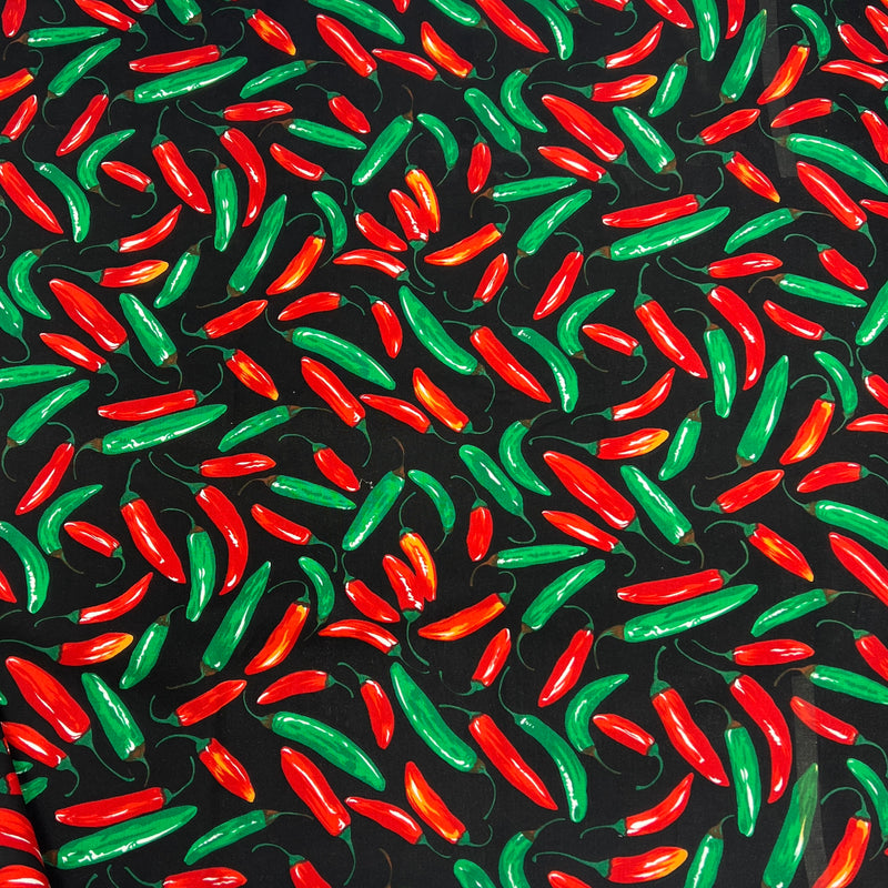 Chilli Peppers by Fit to Print Inc. | 100% Cotton Quilting Fabric
