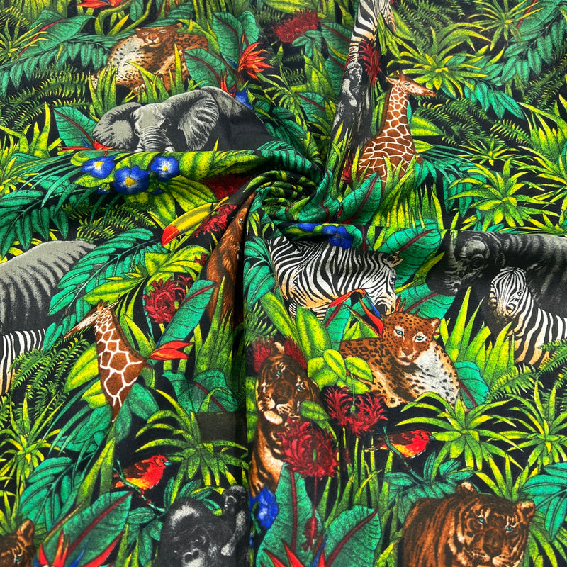 Waiting Animals by C.S. Shamash & Sons Inc. | 100% Cotton Quilting Fabric