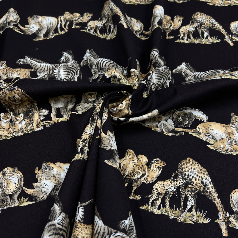 Animal Kingdom by Timeless Treasures | 100% Cotton Quilting Fabric