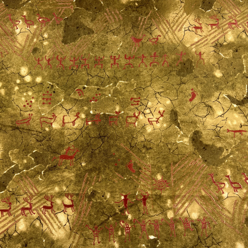 Cave Art by Alexander Henry Fabrics | 100% Cotton Quilting Fabric
