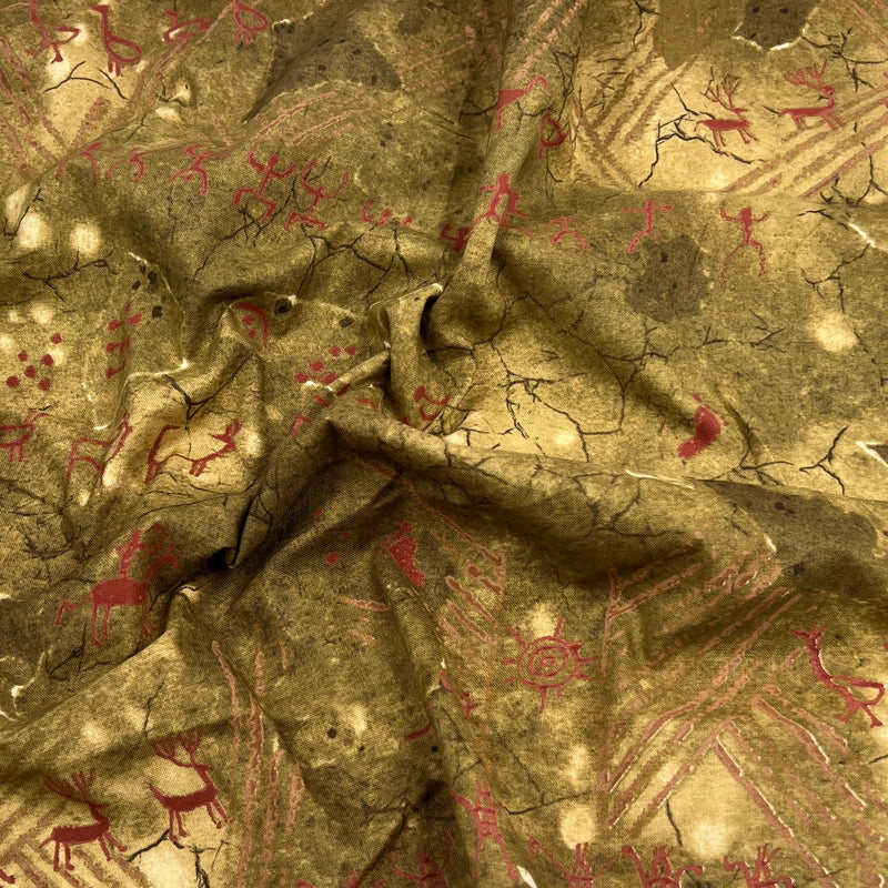 Cave Art by Alexander Henry Fabrics | 100% Cotton Quilting Fabric