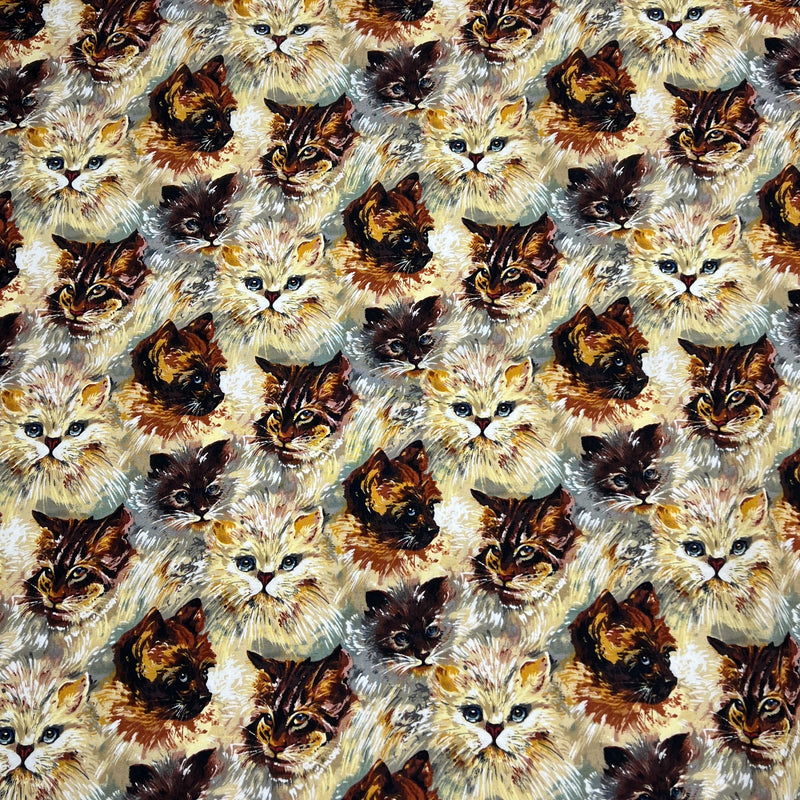 Mini Feline by Alexander Henry Fabrics | 100% Cotton Quilting Fabric