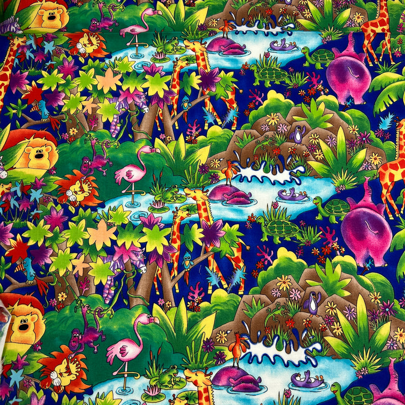 Whacky Safari by Timeless Treasures | 100% Cotton Quilting Fabric