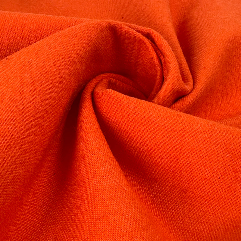 Cotton Blend Twill - Bright Orange | SKU 7845B #S109