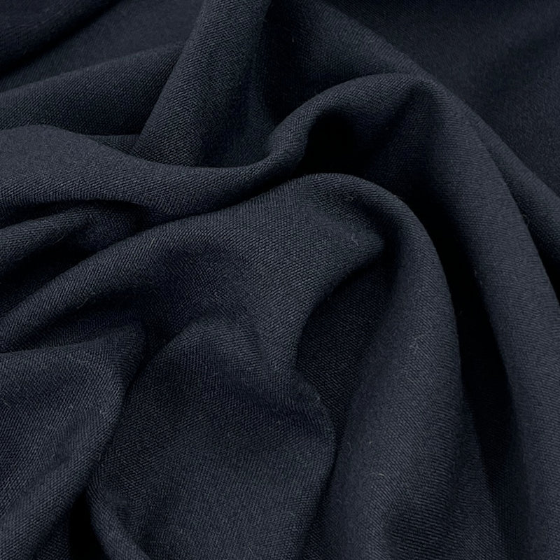 Cotton Blend Suiting Weight Poplin - Navy | SKU 7969 #S51