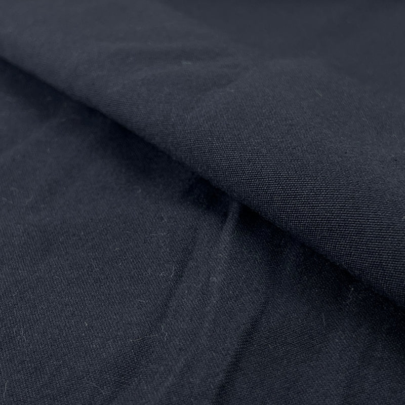 Cotton Blend Suiting Weight Poplin - Navy | SKU 7969 #S51