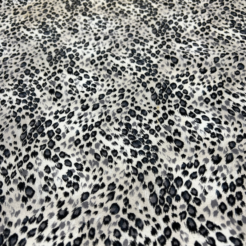 Grey Leopard by Timeless Treasures | 100% Cotton Quilting Fabric