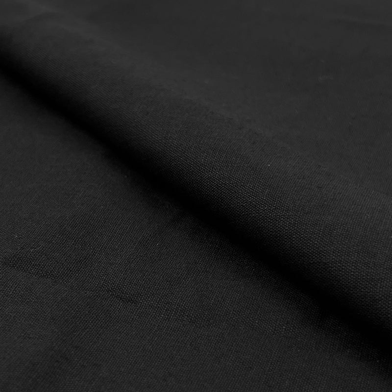 Black Linen Blend - Project-Sized Remnant Pieces