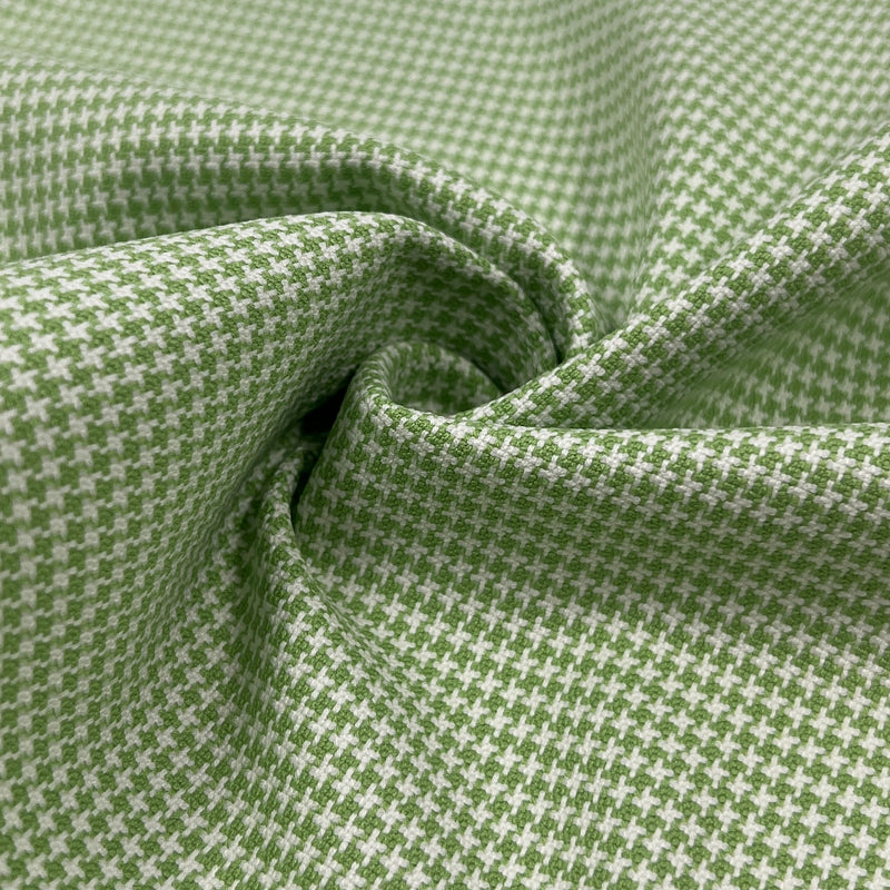 Spandex Stretch Woven Suiting - Apple Houndstooth | SKU 4414 #U93