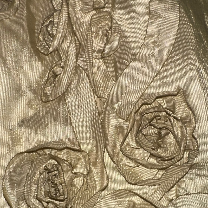 Cream Paisley  Taffeta - SKU 6683B #S180