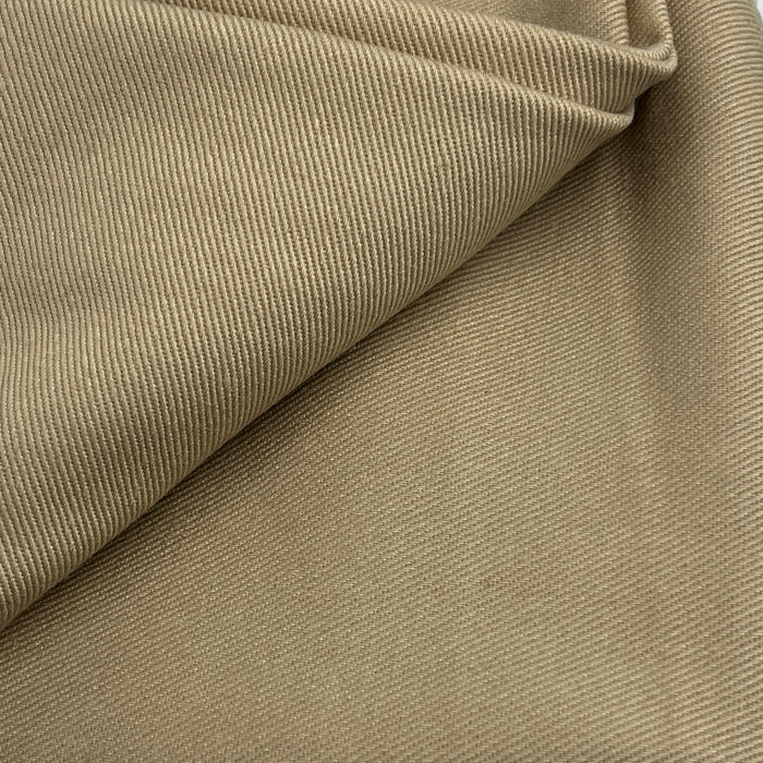 Khaki Cotton Denim | 48" REMNANT