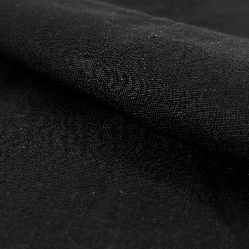 Tailored Linen Blend - Black | SKU 7856 #S817
