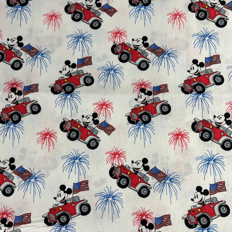 Disney Cotton Prints - Patriotic Mickey | SKU 7900