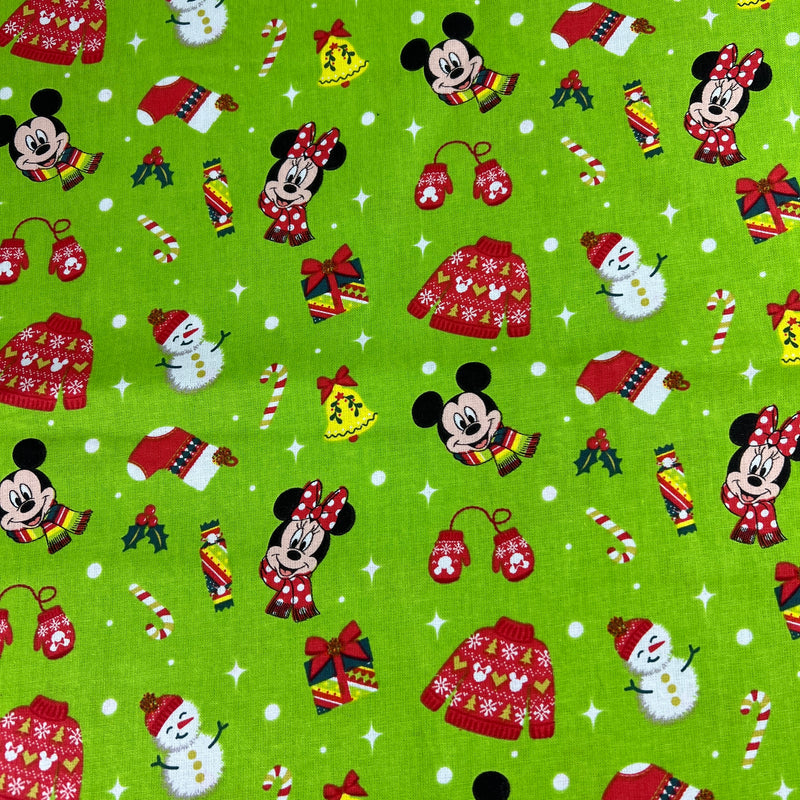 Disney Cotton Prints - Mickey Mouse Christmas | SKU 7900