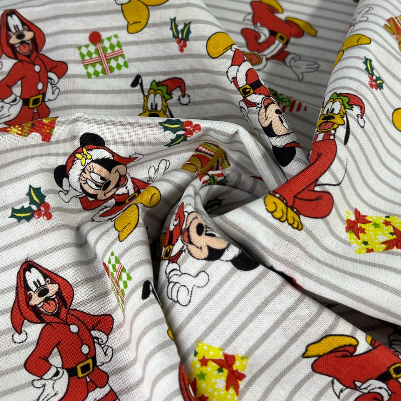 Disney Cotton Prints - Mouse House Christmas | 72" REMNANT