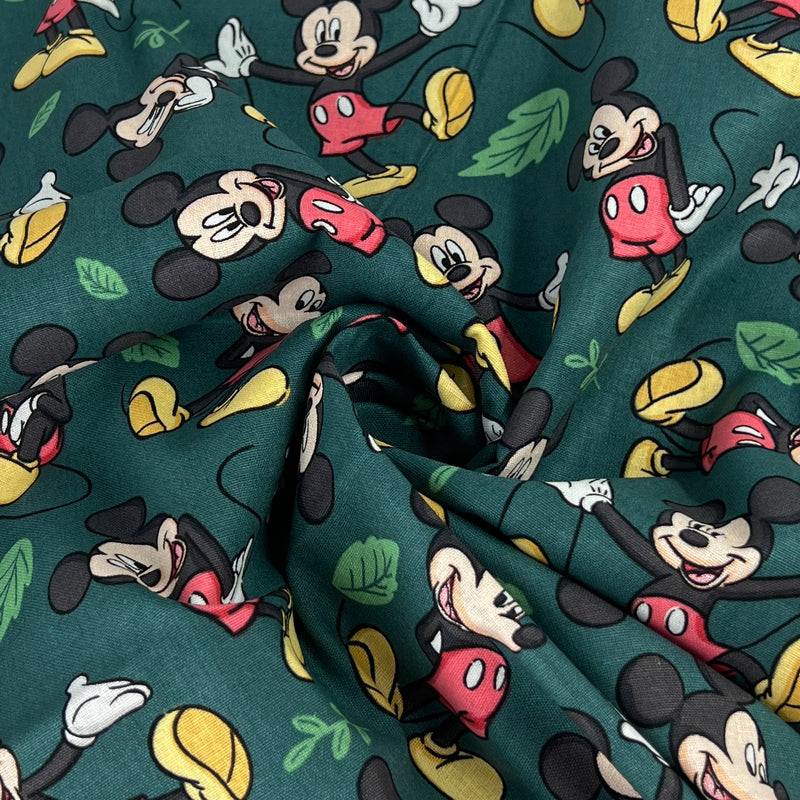 Disney Cotton Prints - Faces of Mickey | 10-Yard Lot