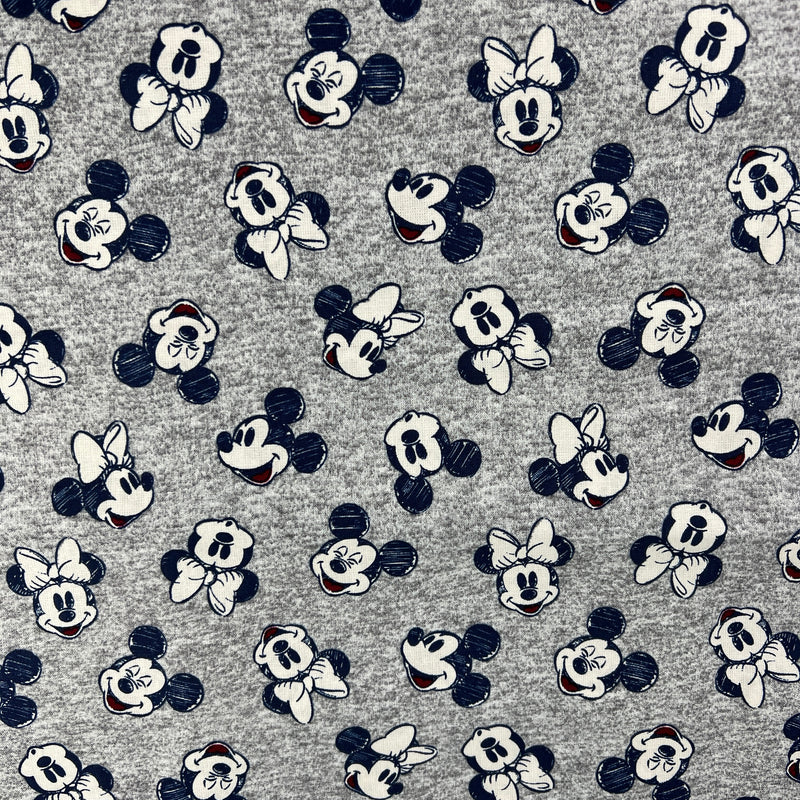 Disney Cotton Prints - Vintage Mickey & Minnie | 72" REMNANT