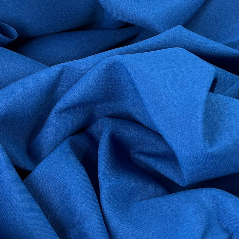 Cotton Blend Firm Poplin - Royal Blue | SKU 7845A #S147