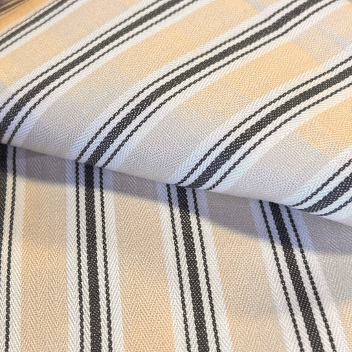 Ivory & Charcoal Nautical Stripe | Home Décor Cuts