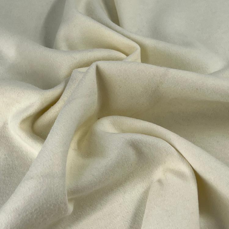 Ivory Cotton/Acrylic Interlock - Made in North America