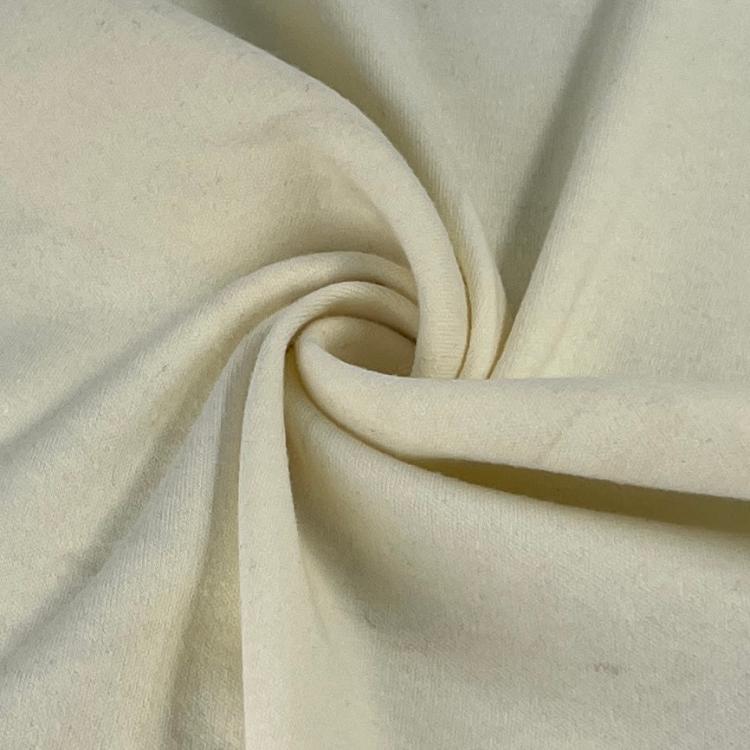 Ivory Cotton/Acrylic Interlock - Made in North America