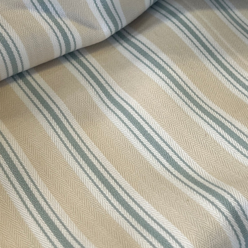 Ivory & Turquoise Nautical Stripe | Home Décor Cuts