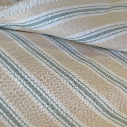 Ivory & Turquoise Nautical Stripe | Home Décor Cuts