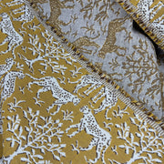 Jacquard Cheetah Tapestry Upholstery - 66" Maker's Cut - House & Home Collection