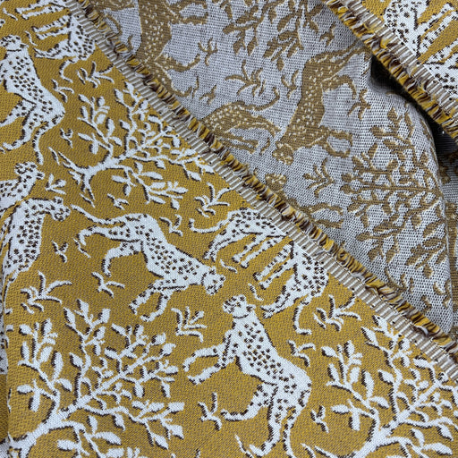 Jacquard Cheetah Tapestry Upholstery - 66" Maker's Cut - House & Home Collection