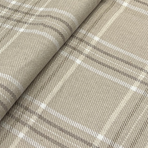 Khaki Tonal Twill Woven Plaid | Home Décor Cuts