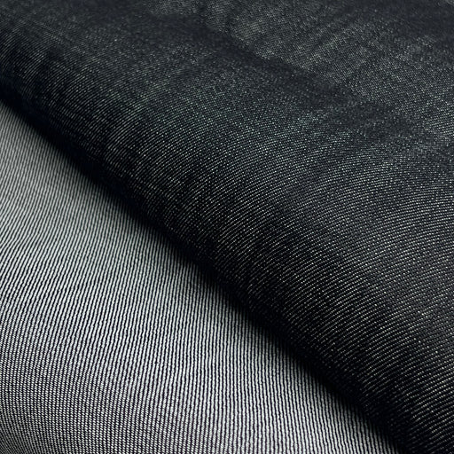 Lightweight Cotton/Polyester Denim - 8 Ounce Black | SKU 7995 #S813