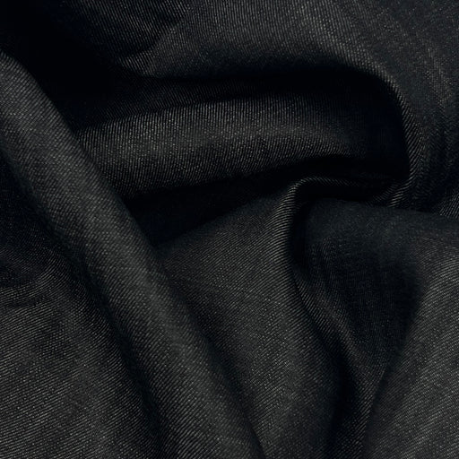 Lightweight Cotton/Polyester Denim - 8 Ounce Black | SKU 7995 #S813