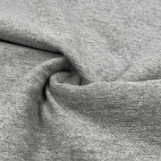 Lightweight Cotton/Polyester French Terry Knit - Heather Grey