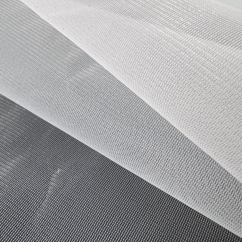 Lightweight Sheer Tricot Mesh - White | 7933 #U19